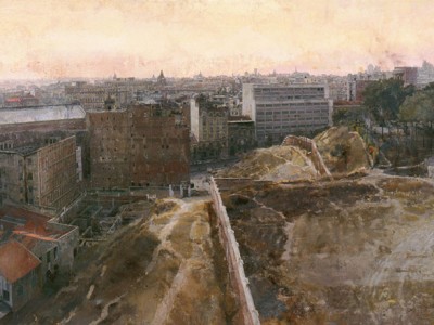 Antonio López. Madrid hacia el Observatorio, 1965-1970. Colección privada.